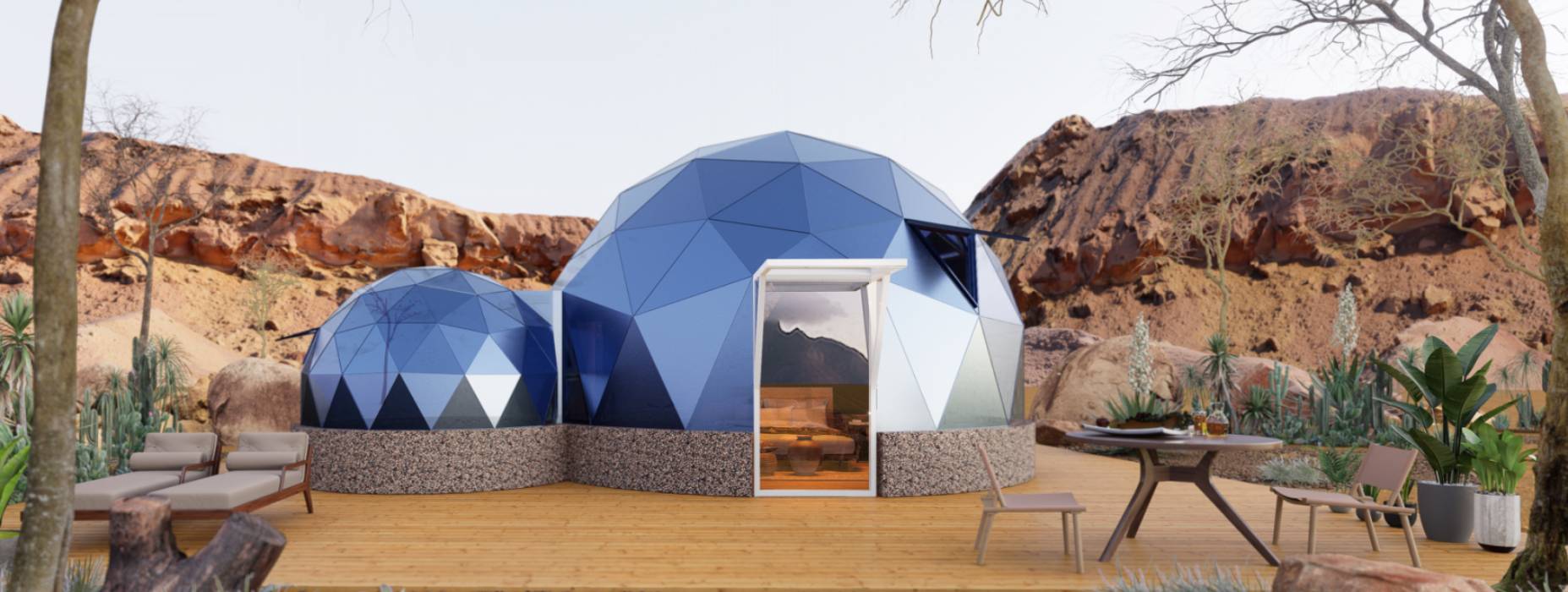 大安区球形智能光伏玻璃星空房